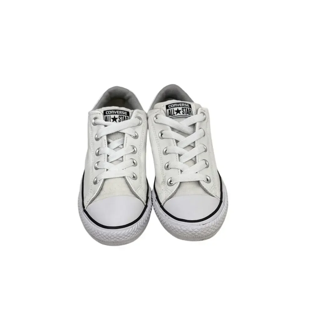 Converse Shoes All Star Chuck Taylor White Low Top Canvas Sneakers Size Youth 3